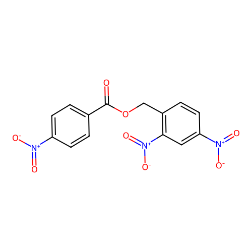 (2,4-Dinitrophenyl)methyl 4-nitrobenzoate structure