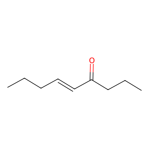(E)-non-5-en-4-one structure