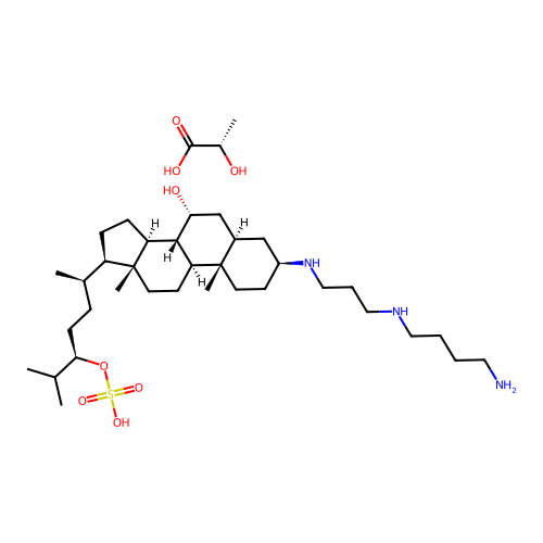 Squalamine lactate structure