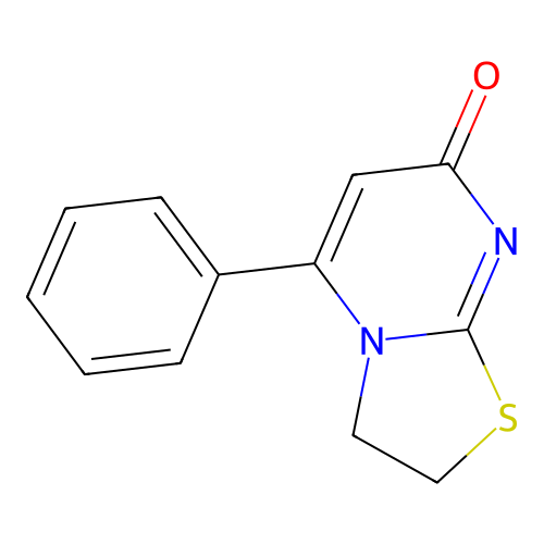 5-Phenyl-2,3-dihydro-[1,3]thiazolo[3,2-a]pyrimidin-7-one structure
