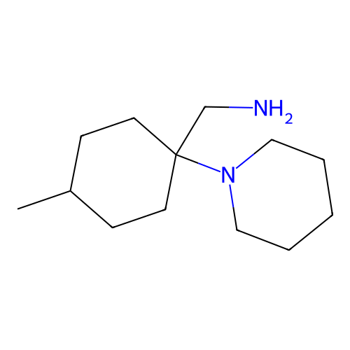 [(4-Methyl-1-piperidin-1-ylcyclohexyl)methyl]amine structure