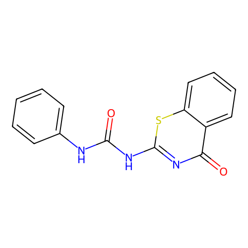 1-(4-Oxo-3,4-dihydro-benzo[e][1,3]thiazin-2-ylidene)-3-phenyl-urea structure