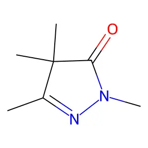 3H-Pyrazol-3-one, 2,4-dihydro-2,4,4,5-tetramethyl- structure