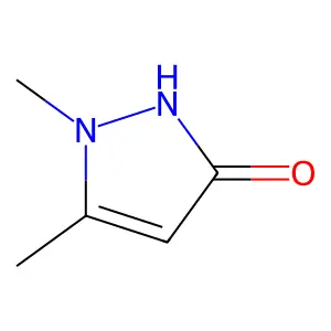1,5-Dimethylpyrazolidin-3-one structure
