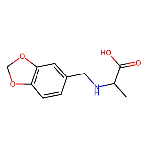 Alanine, N-piperonyl- structure
