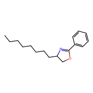 2-Oxazoline, 4-octyl-2-phenyl- structure