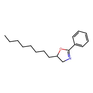 2-Oxazoline, 5-octyl-2-phenyl- structure