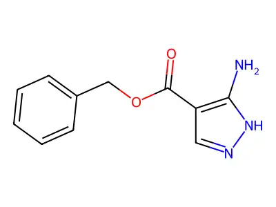 benzyl 5-amino-1H-pyrazole-4-carboxylate structure