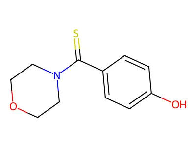 4-(4-Hydroxythiobenzoyl)morpholine structure