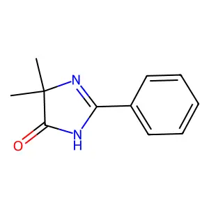 5,5-Dimethyl-2-phenyl-3,5-dihydro-4H-imidazol-4-one structure