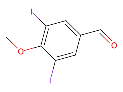 3,5-Diiodo-4-methoxybenzaldehyde structure