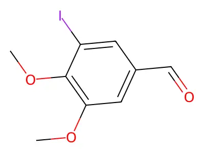 3-Iodo-4,5-dimethoxybenzaldehyde structure