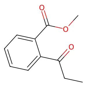 Methyl 2-propionylbenzoate structure