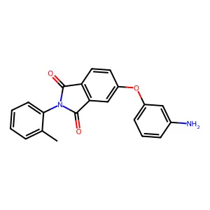 5-(3-Aminophenoxy)-2-(2-methylphenyl)isoindole-1,3-dione structure