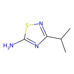3-(Propan-2-yl)-1,2,4-thiadiazol-5-amine structure