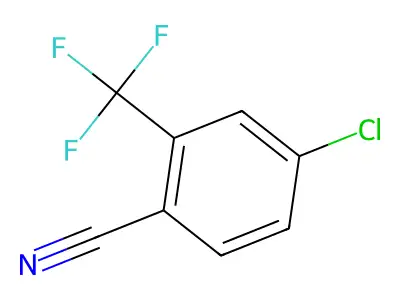 4-Chloro-2-(trifluoromethyl)benzonitrile structure