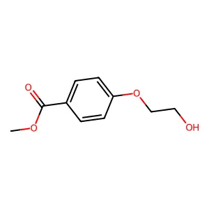 4-(2-羟乙氧基)苯甲酸甲酯 structure