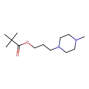 3-(4-Methylpiperazin-1-yl)propyl 2,2-dimethylpropanoate structure