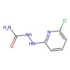 2-(6-Chloro-2-pyridinyl)-1-hydrazinecarboxamide structure