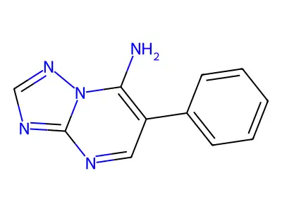 6-Phenyl-[1,2,4]triazolo[1,5-a]pyrimidin-7-amine structure