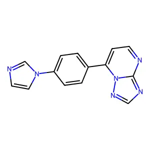 7-[4-(1H-imidazol-1-yl)phenyl][1,2,4]triazolo[1,5-a]pyrimidine structure