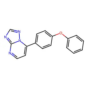 7-(4-Phenoxyphenyl)-[1,2,4]triazolo[1,5-a]pyrimidine structure