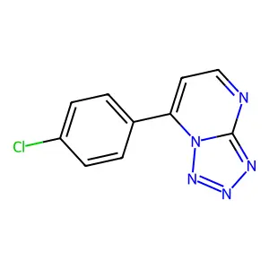 7-(4-Chlorophenyl)[1,2,3,4]tetraazolo[1,5-a]pyrimidine structure