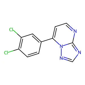 7-(3,4-Dichlorophenyl)-[1,2,4]triazolo[1,5-a]pyrimidine structure