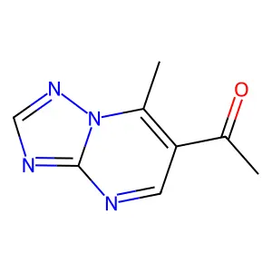 1-(7-Methyl(1,2,4)triazolo(1,5-a)pyrimidin-6-yl)ethanone structure
