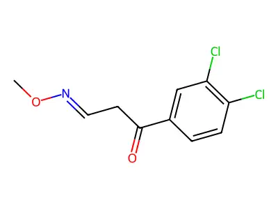 1-(3,4-Dichlorophenyl)-3-(methoxyimino)propan-1-one structure