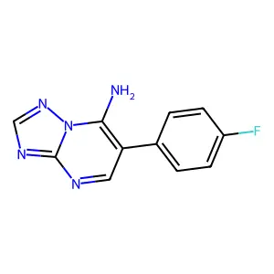 6-(4-Fluorophenyl)[1,2,4]triazolo[1,5-a]pyrimidin-7-amine structure