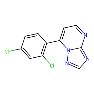 7-(2,4-Dichlorophenyl)[1,2,4]triazolo[1,5-a]pyrimidine structure