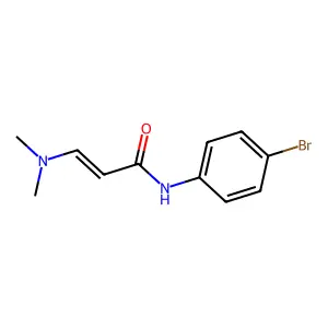 N-(4-bromophenyl)-3-(dimethylamino)prop-2-enamide structure