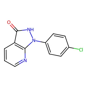1-(4-chlorophenyl)-1,2-dihydro-3H-pyrazolo[3,4-b]pyridin-3-one structure