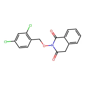 2-[(2,4-dichlorobenzyl)oxy]-1,3(2H,4H)-isoquinolinedione structure
