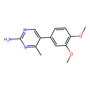5-(3,4-Dimethoxyphenyl)-4-methyl-2-pyrimidinamine structure