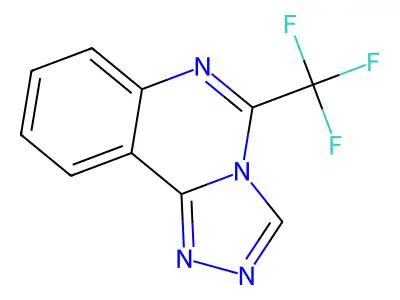 5-(Trifluoromethyl)-[1,2,4]triazolo[4,3-c]quinazoline structure