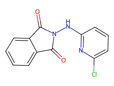 2-((6-Chloro-2-pyridinyl)amino)-1H-isoindole-1,3(2H)-dione structure