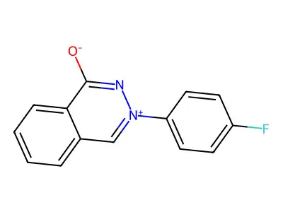 3-(4-Fluorophenyl)phthalazin-3-ium-1-olate structure