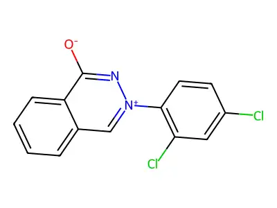 3-(2,4-Dichlorophenyl)phthalazin-3-ium-1-olate structure