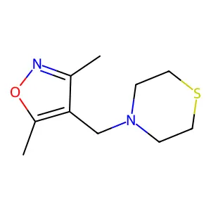 4-[(3,5-Dimethyl-1,2-oxazol-4-yl)methyl]thiomorpholine structure