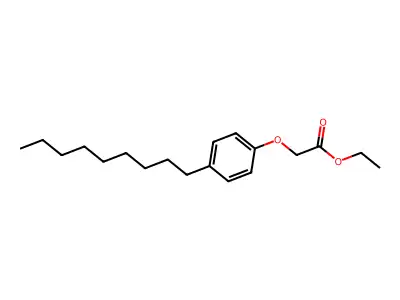 Ethyl 2-(4-nonylphenoxy)acetate structure