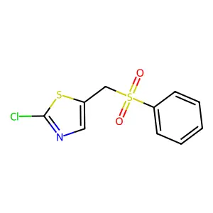 5-[(Benzenesulfonyl)methyl]-2-chloro-1,3-thiazole structure