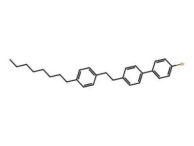 4-Bromo-4'-(4-octylphenethyl)-1,1'-biphenyl structure