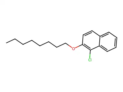 1-Chloro-2-(octyloxy)naphthalene structure