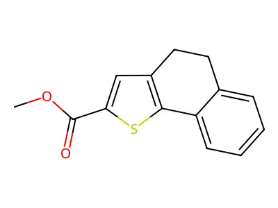 Methyl 4,5-dihydronaphtho[1,2-b]thiophene-2-carboxylate structure
