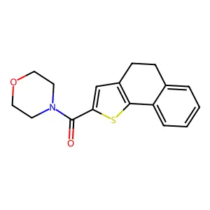 4,5-Dihydronaphtho[1,2-b]thiophen-2-yl(morpholino)methanone structure