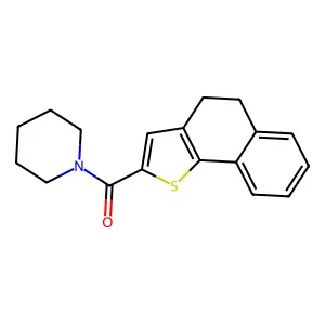 4,5-Dihydronaphtho[1,2-b]thiophen-2-yl(piperidino)methanone structure