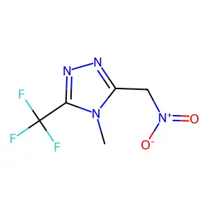 4-methyl-3-(nitromethyl)-5-(trifluoromethyl)-4H-1,2,4-triazole structure