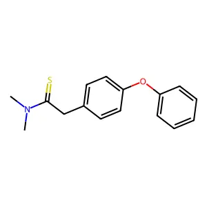 N,N-Dimethyl-4-phenoxybenzeneethanethioamide structure
